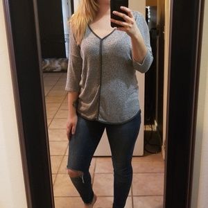 Loose grey top
